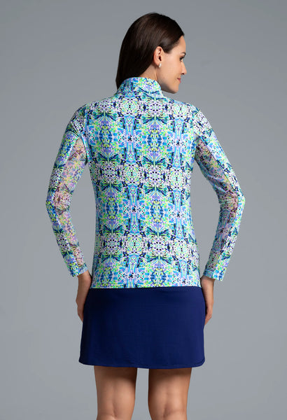 IBKUL Ridley Print Long Sleeve Top