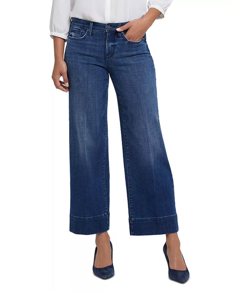 NYDJ Teresa Wide Leg Ankle Jeans in Moonlight