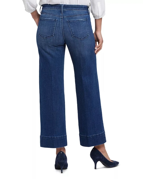 NYDJ Teresa Wide Leg Ankle Jeans in Moonlight