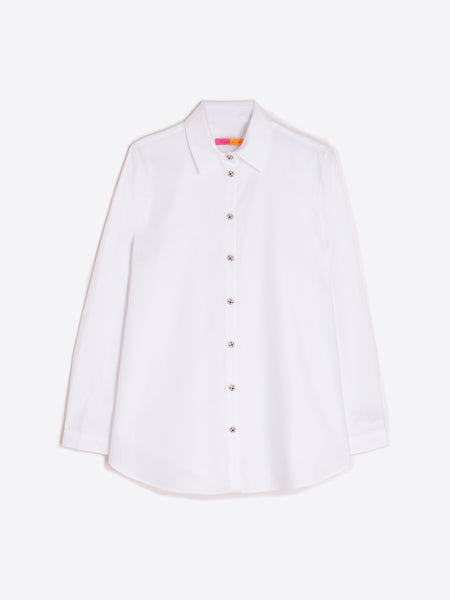 Vilagallo Crystal Button Shirt