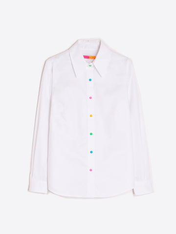 Vilagallo Cotton Multi Button Shirt