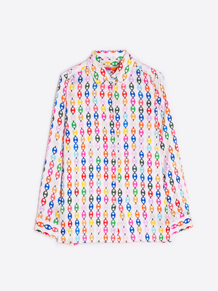 Vilagallo Chain Print Shirt