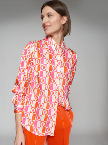 Vilagallo Geo Print Shirt