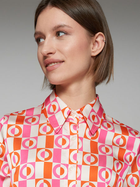 Vilagallo Geo Print Shirt