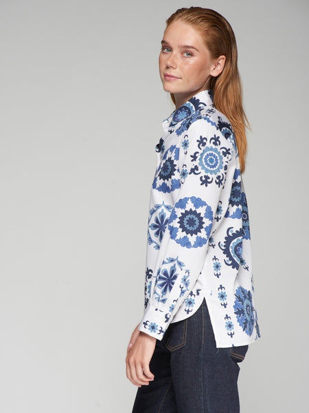 Vilagallo Suzani Floral Shirt