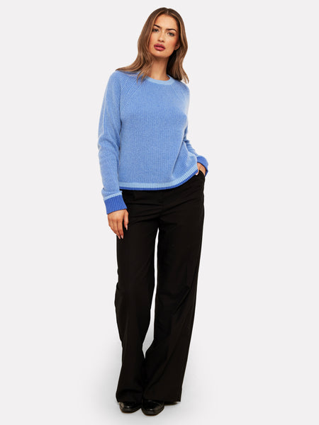 Brodie Cashmere Plaited Crewneck