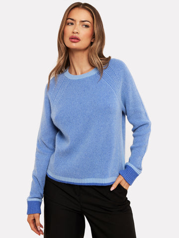 Brodie Cashmere Plaited Crewneck