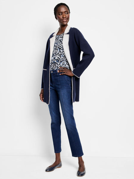 NIC+ZOE Cool Nights Reversible Knit Jacket