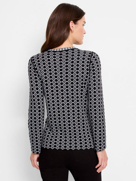 NIC+ZOE Geo Reversible Sweater