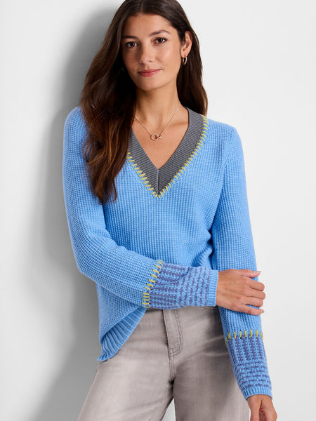 NIC+ZOE Tipped Texture Sweater