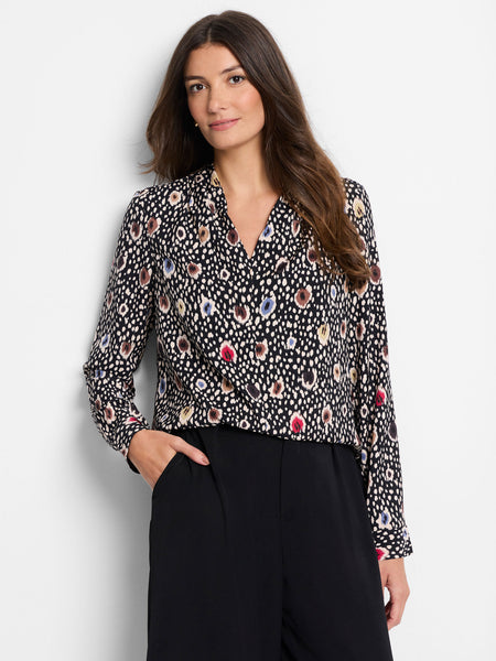 NIC+ZOE Spotted Dots Top