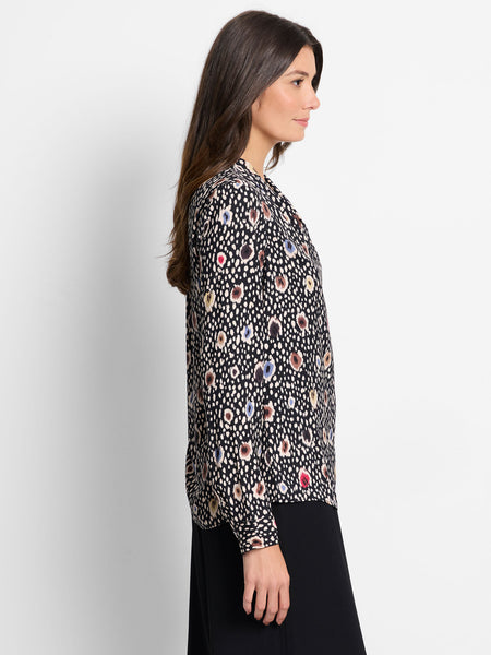 NIC+ZOE Spotted Dots Top