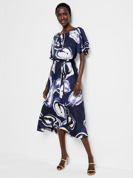 NIC+ZOE Watercolor Vines Jeni Dress