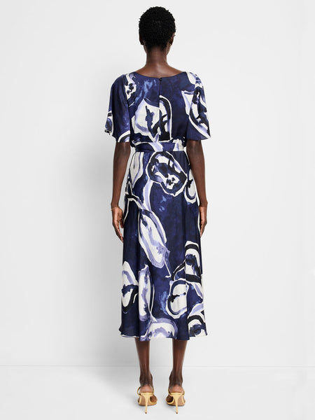 NIC+ZOE Watercolor Vines Jeni Dress