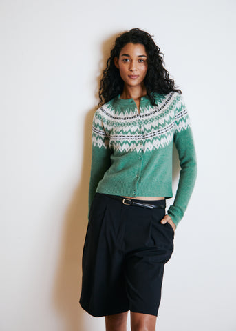 Autumn Cashmere Fairisle Cardigan