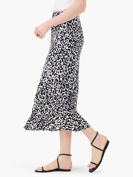 NIC+ZOE Onyx Animal Slip Skirt