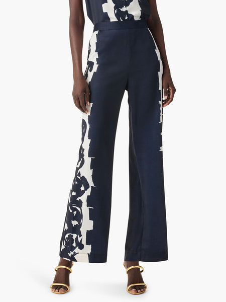 NIC+ZOE Rose Bloom Wide Leg Pant