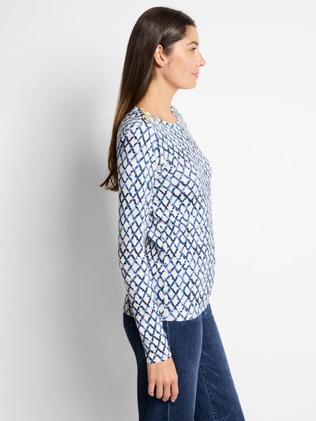 NIC+ZOE Denim Diamonds Button Shirt