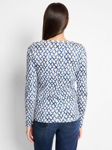 NIC+ZOE Denim Diamonds Button Shirt