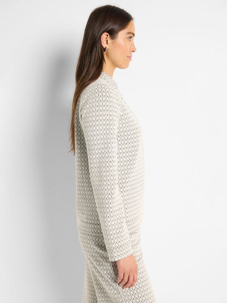 NIC+ZOE Subtle Swirl Knit Top