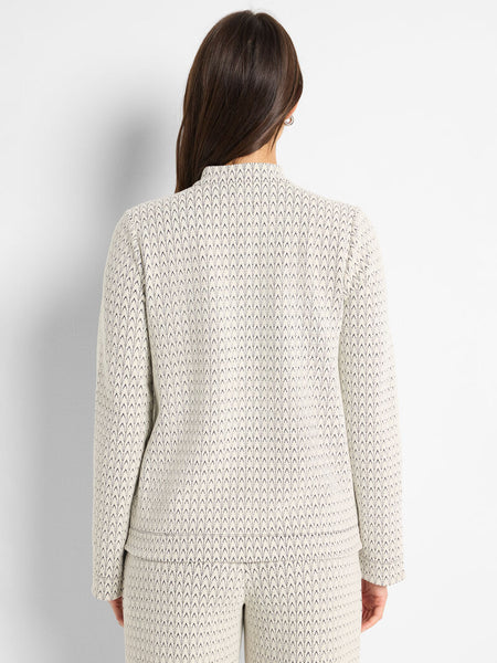 NIC+ZOE Subtle Swirl Knit Top