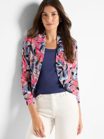 NIC+ZOE Firework Foliage Bolero Cardigan