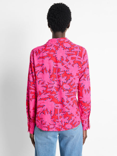 NIC+ZOE Clashy Petals Poet Blouse