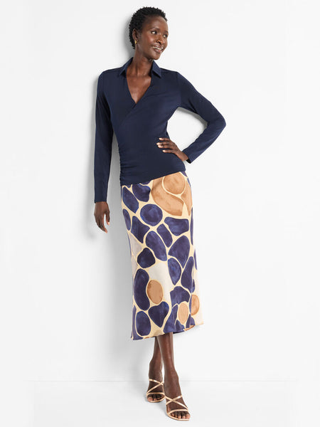 NIC+ZOE Playful Pebble Slip Skirt