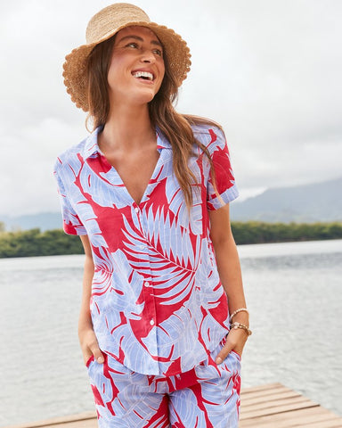 Tommy Bahama Peninsula Palms Linen Shirt