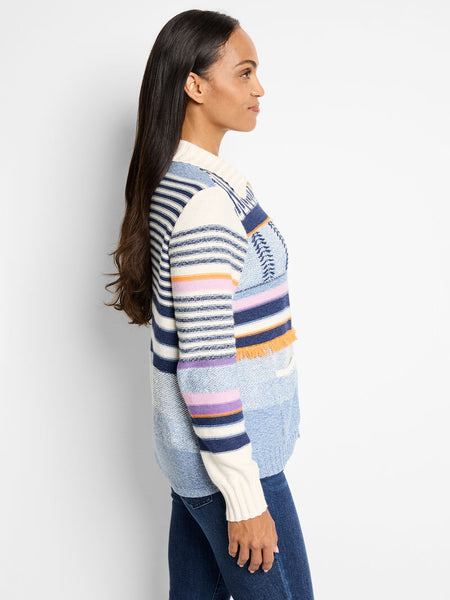 NIC+ZOE Pattern Play Sweater Jacket