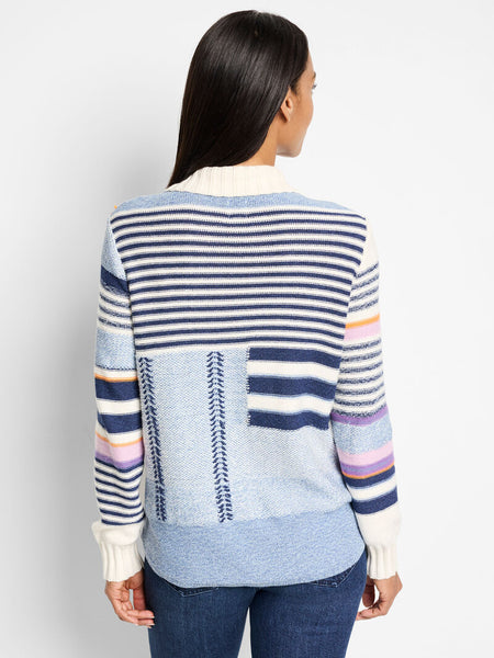 NIC+ZOE Pattern Play Sweater Jacket