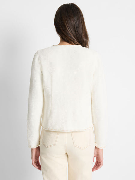 NIC+ZOE Stitch Trim Knit Jacket