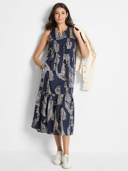 NIC+ZOE Zebra Stripe Cece Dress