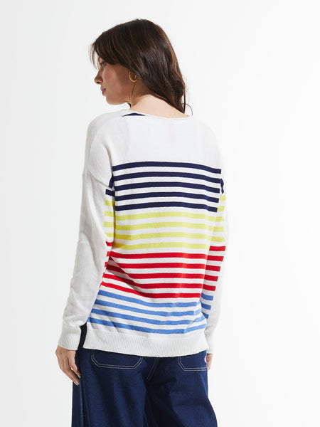 Side Stripe Sweater