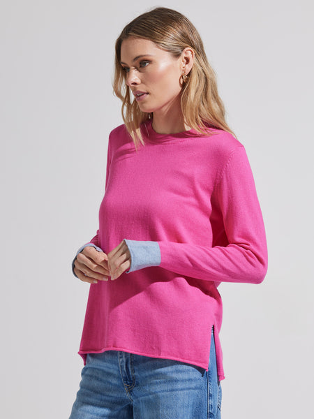 Colorblock Cuff Sweater