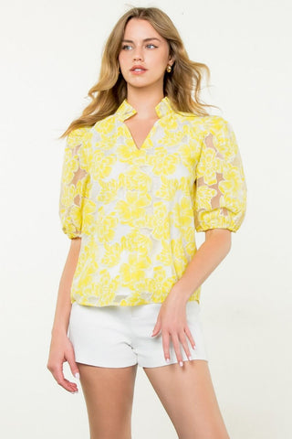 Yellow Flower Top