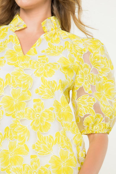 Yellow Flower Top